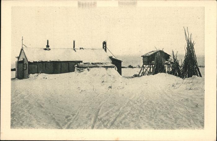Nordpol Arktis Mary's Igloo Alaska Hütte
