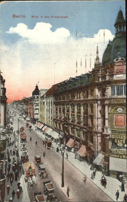 BERLIN CITY Friedrichstrasse Feldpost