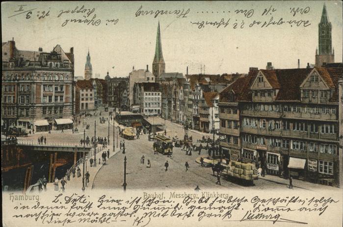 HAMBURG CITY Bauhof Messberg Klinkberg