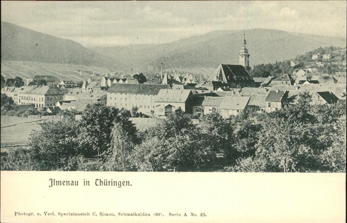 Ilmenau Thueringen Gesamtansicht