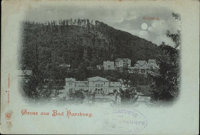 Bad Harzburg Kurhaus im Mondschein