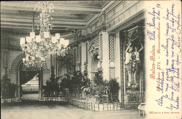 BADEN-BADEN BW Konversationshaus Saal Louis XVI