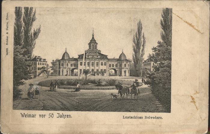 Weimar Thueringen Lustschloss Belvedere