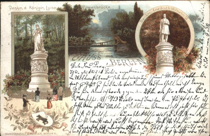 Berlin Denkmal Königin Luise Friedrich Wilhelm