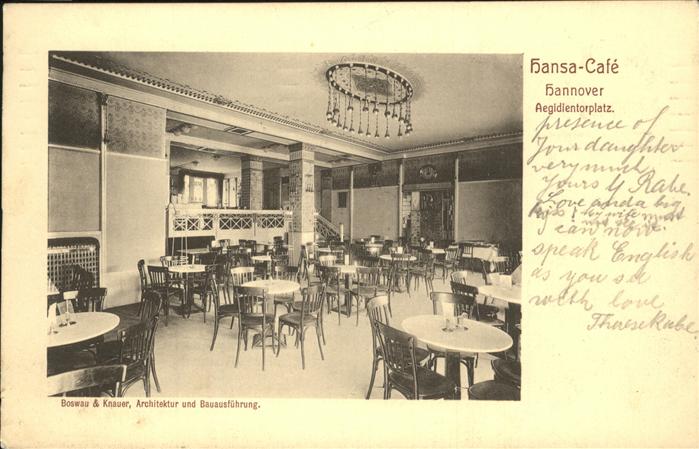 Hannover Hansa Cafe am Aegiedientorplatz