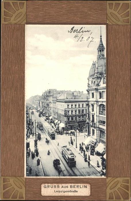 Berlin Leipzigerstrasse Strassenbahn