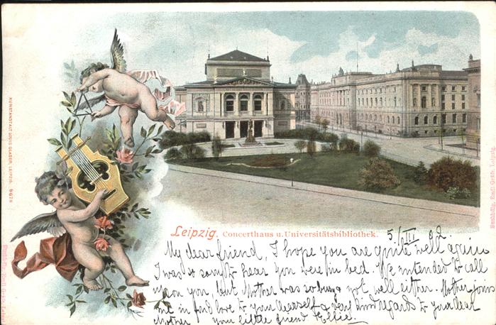 Leipzig Konzerthaus Universitätsbibliothek