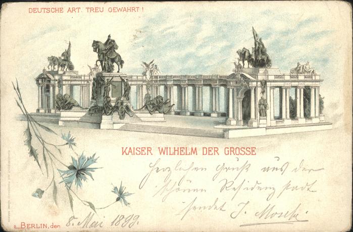Berlin Denkmal Kaiser Wilhelm der Grosse