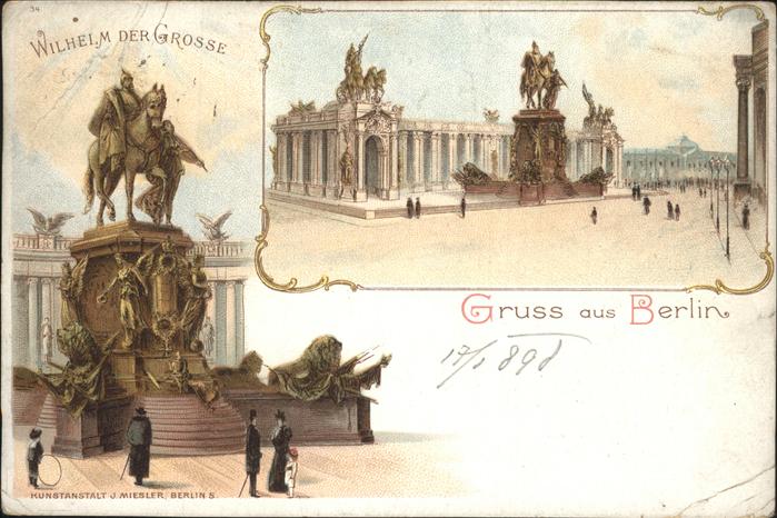 Berlin Denkmal Kaiser Wilhelm der Grosse