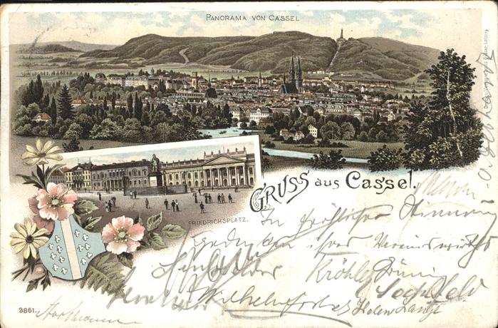 Cassel Kassel Panorama Friedrichsplatz