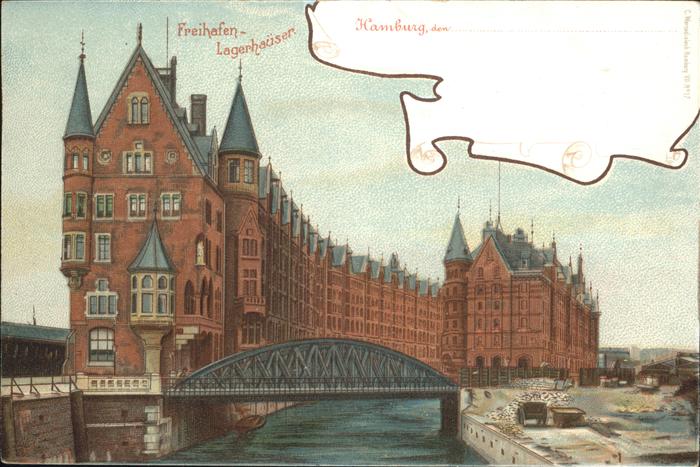 Hamburg Freihafen Lagerhäuser