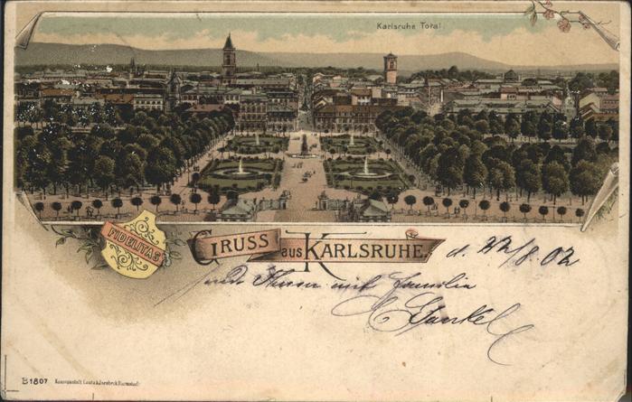 Karlsruhe Gesamtansicht Park