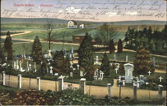 SAARBRueCKEN Saarland Ehrental Friedhof