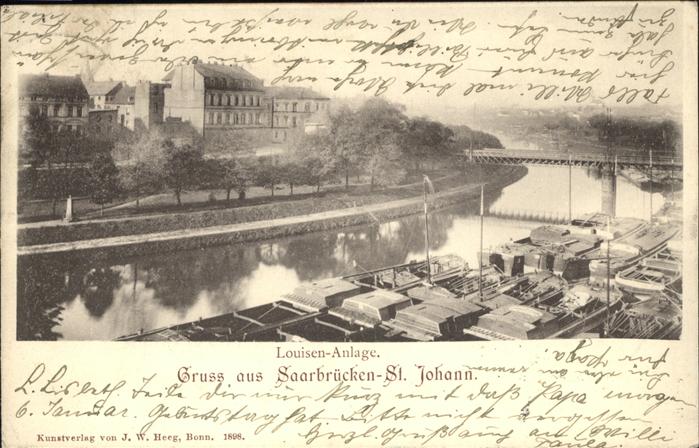 SAARBRueCKEN Saarland St. Johann Schiffe