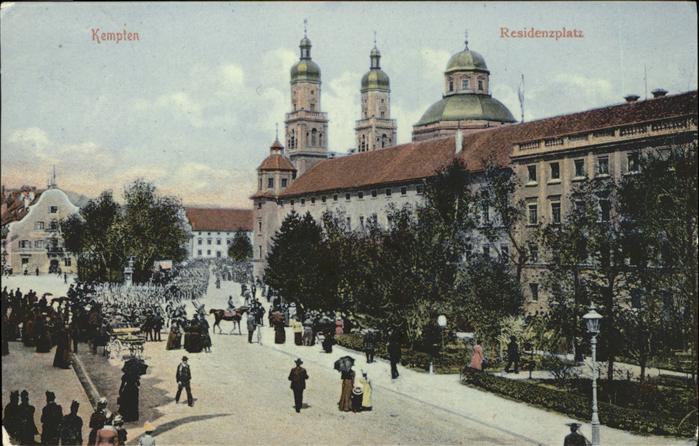 Kempten Residenzplat Parade