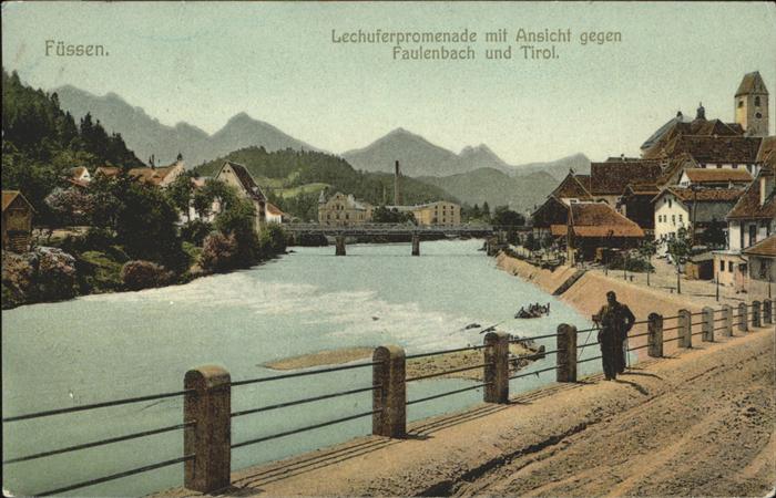 Fuessen Lechuferpromenade Faulenbach
