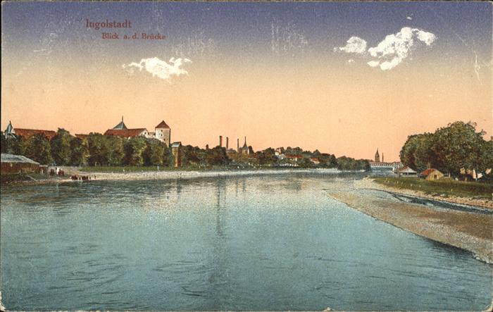 INGOLSTADT  CITY Blick von Bruecke