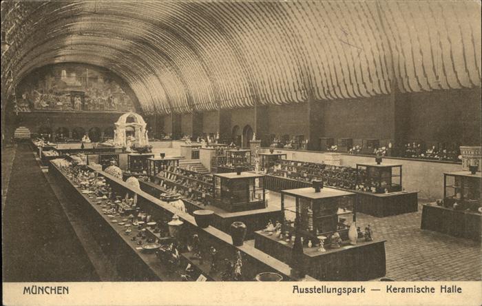 Muenchen Bayern Ausstellungspark Keramische Halle