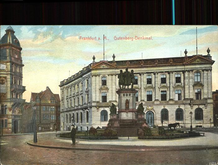 Frankfurt Main Gutenberg Denkmal