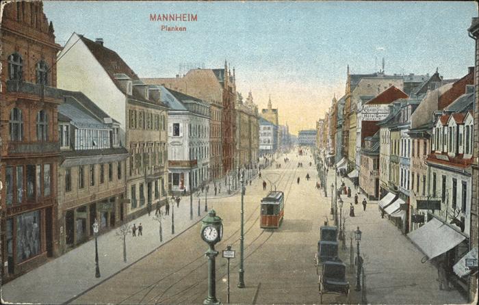 MANNHEIM BW Planken Strassenbahn