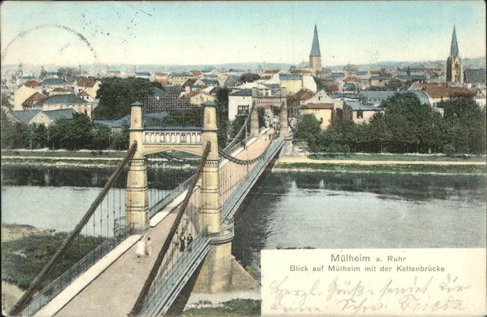 Muelheim Ruhr Kettenbrücke