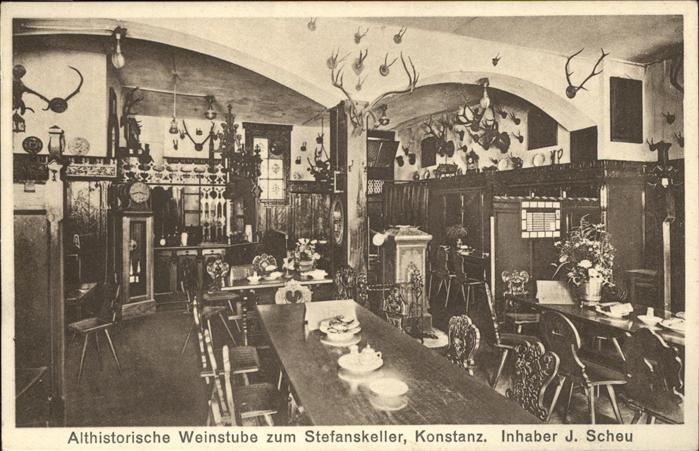 Konstanz Historische Weinstube zum Stefanskeller