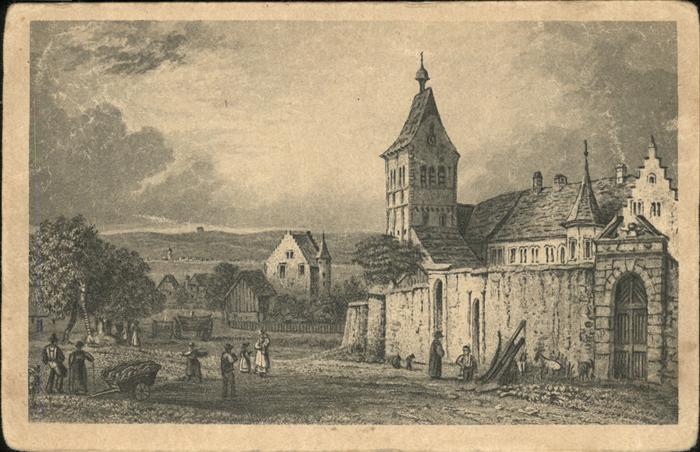 Reichenau Bodensee Kloster um 1830
