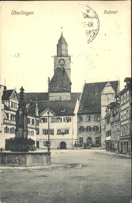Ueberlingen Bodensee Hofstatt Brunnen
