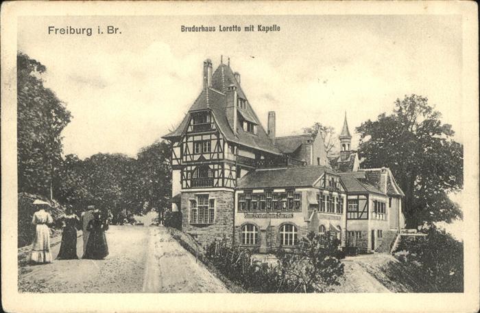 Freiburg Breisgau Bruderhaus Loretto Kapelle Fachwerk