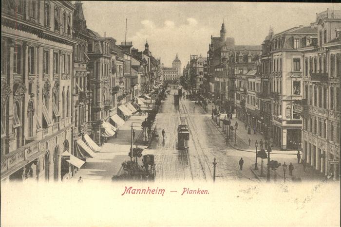Mannheim Planken Strassenbahn