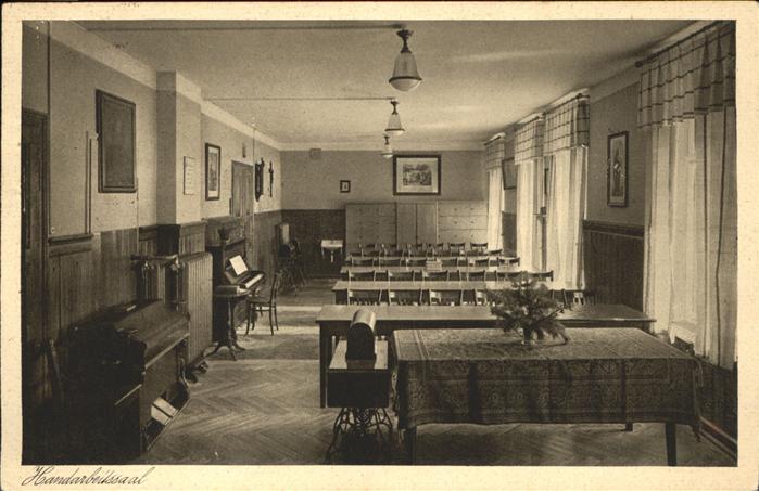 Muenchen Bayern Haushaltsschule Maria Marthastift Theresienstrasse Handarbeitssa