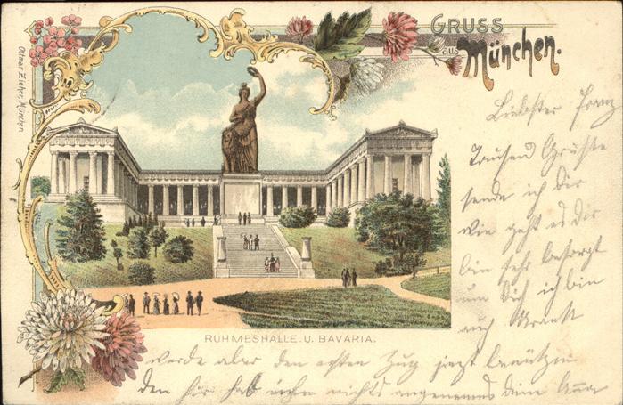 Muenchen Ruhmeshalle Bavaria Denkmal