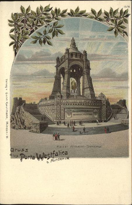 Minden Westfalen Porta Wesfalia Kaiser Wilhelm Denkmal
