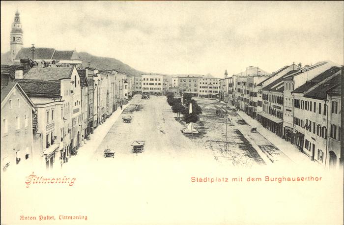 Tittmoning Salzach Stadtplatz Burghauserthor