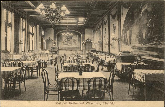 Elberfeld Wuppertal Saal des Restauarant Willemsen Fritz Dö