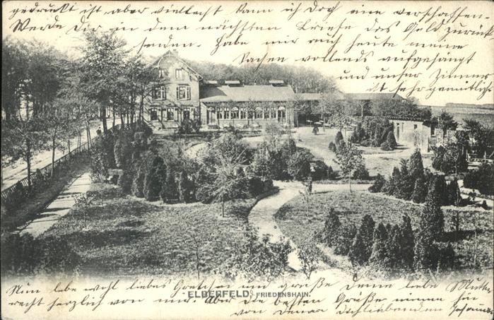 Elberfeld Wuppertal Friedenshain