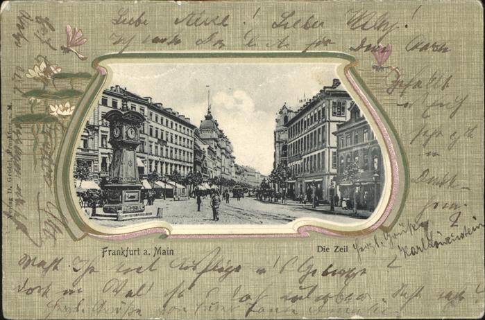 Frankfurt Main Die Zeil