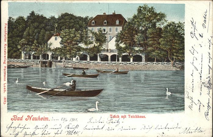 Bad Nauheim Teichhaus Ruderboot