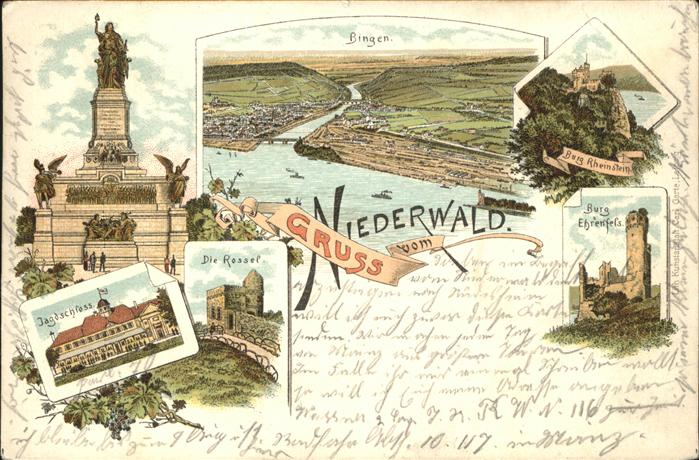 Niederwald Hessen Burg Ehrenfels Burg Reinstein Die Rosse