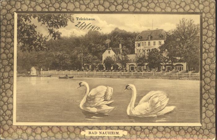 Bad Nauheim Teichhaus Schwäne