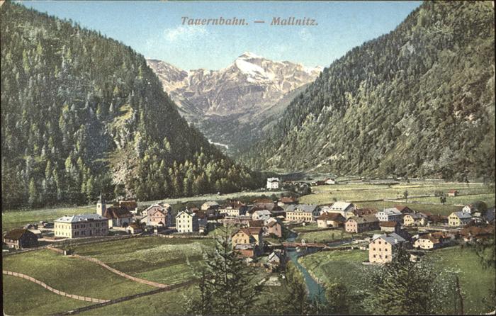 Mallnitz Kaernten Panorama Tauernbahn