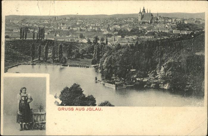 Iglau Jihlava Panorama See Trachten