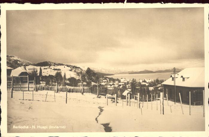 Bariloche Vista parcial lago Nahuel Huapi en invi