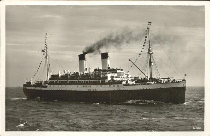 Dampfer Oceanliner M.S. Monte Olivia Motorschiff