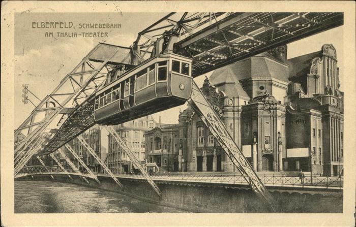 Schwebebahn Wuppertal Elberfeld Thalia-Theater