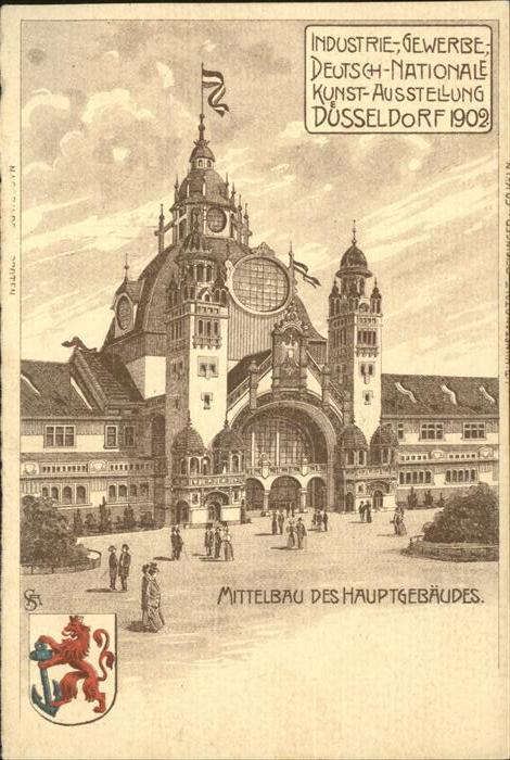 Ausstellung Industrie Gewerbe Kunst Dues Mittelbau Hauptgebäude