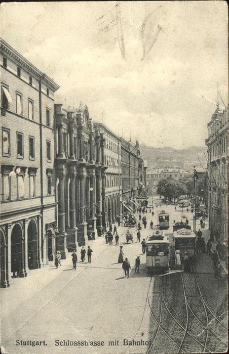 Strassenbahn Stuttgart Schlossstrasse Bahnhof