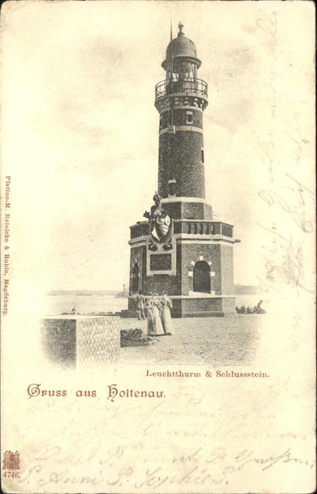 Leuchtturm Lighthouse Holtenau Schlussstein