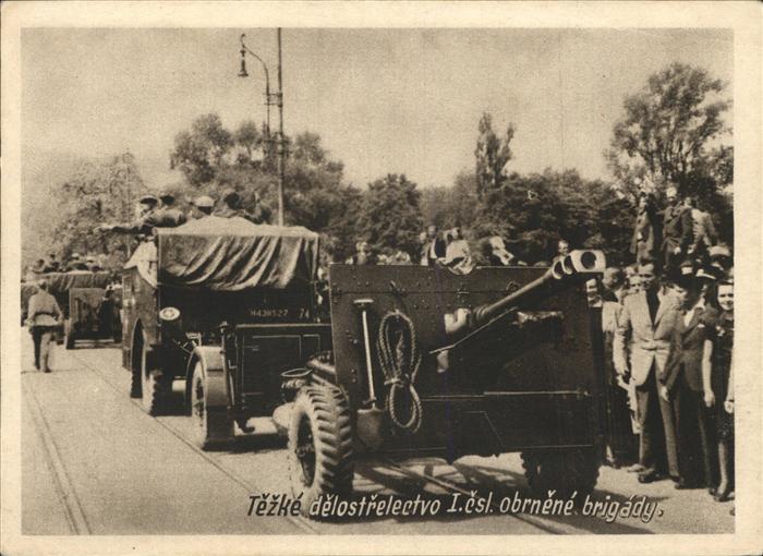 Militaria Flag Geschütz Tezke Tschechien