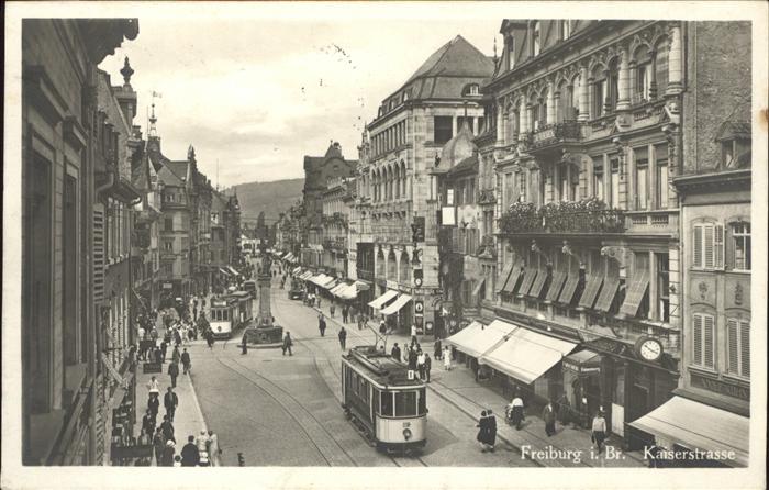 Strassenbahn Freiburg i. Br. Kaiserstrasse